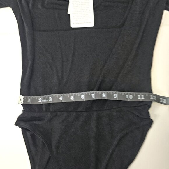 Band Of The Free Black Cowl Neck Long Sleeve Body Suit Women's Size Small NWT - Picture 12 of 14
